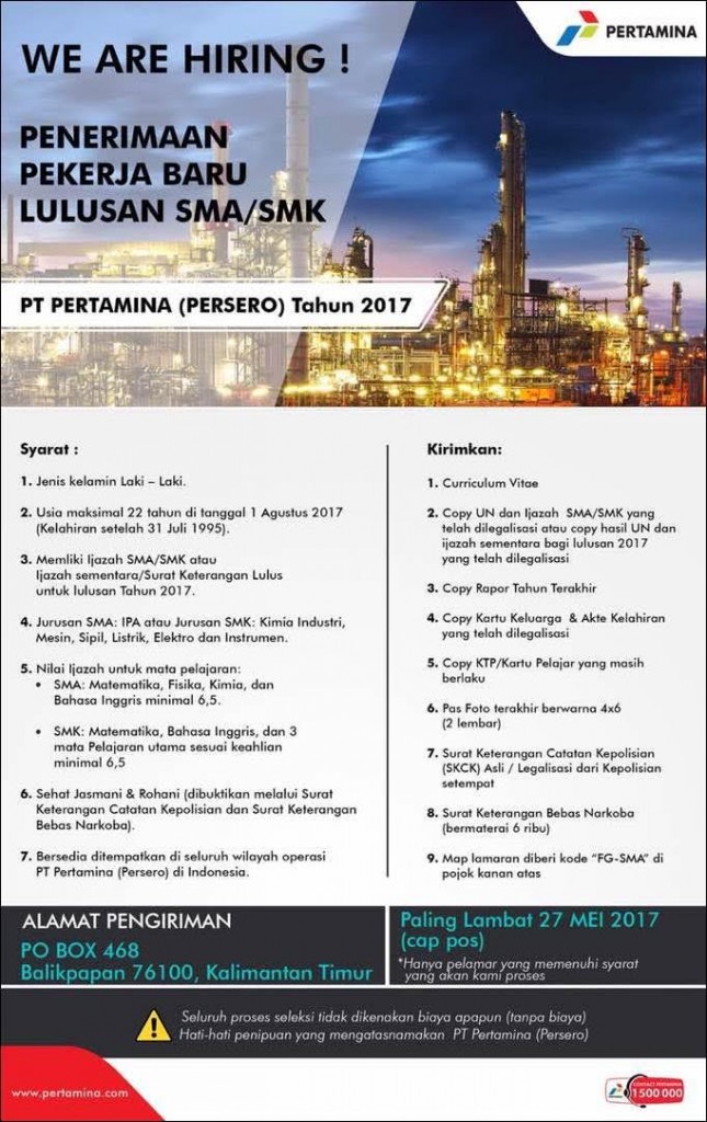 lowker-pertamina